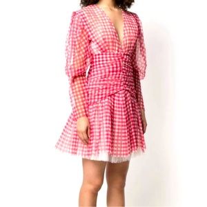 Philosophy Di Lorenzo Serafini Gingham Tulle Dress IT 46 - US Size 8-10